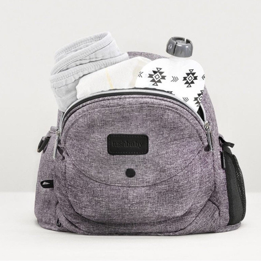 Heathered Purple Kids Belt by Tushbaby